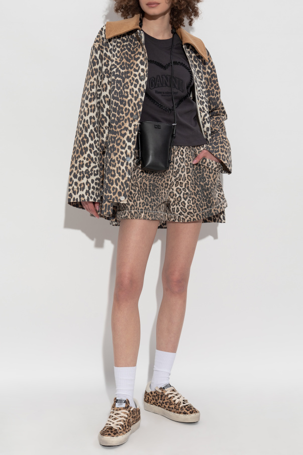 Ganni Jacket with animal print