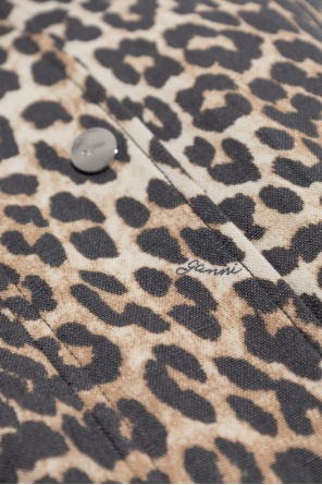 Ganni Jacket with animal print