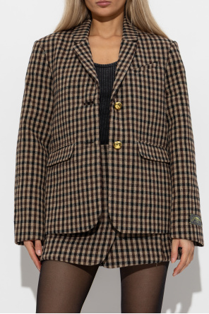 Ganni Sakko mit Karomuster