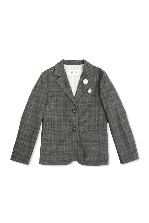 Bonpoint  Blazer with check pattern