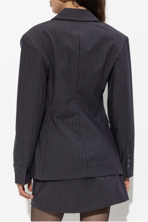 Ganni Striped blazer
