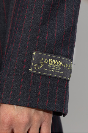 Ganni Striped blazer