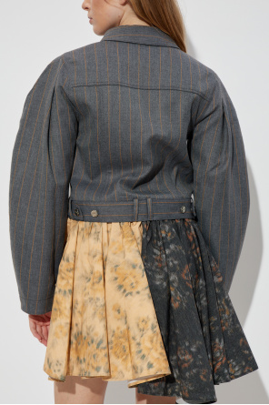 Ganni Chaqueta con estampado de rayas