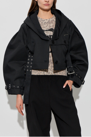 Ganni Chaqueta corta con tiras