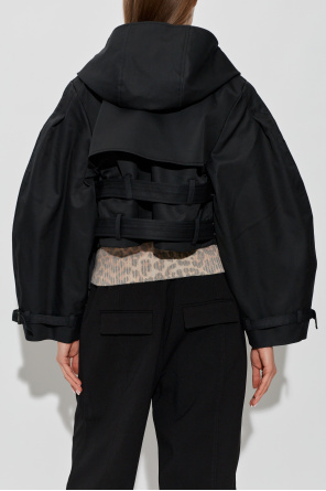 Ganni Chaqueta corta con tiras