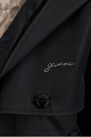 Ganni Chaqueta corta con tiras