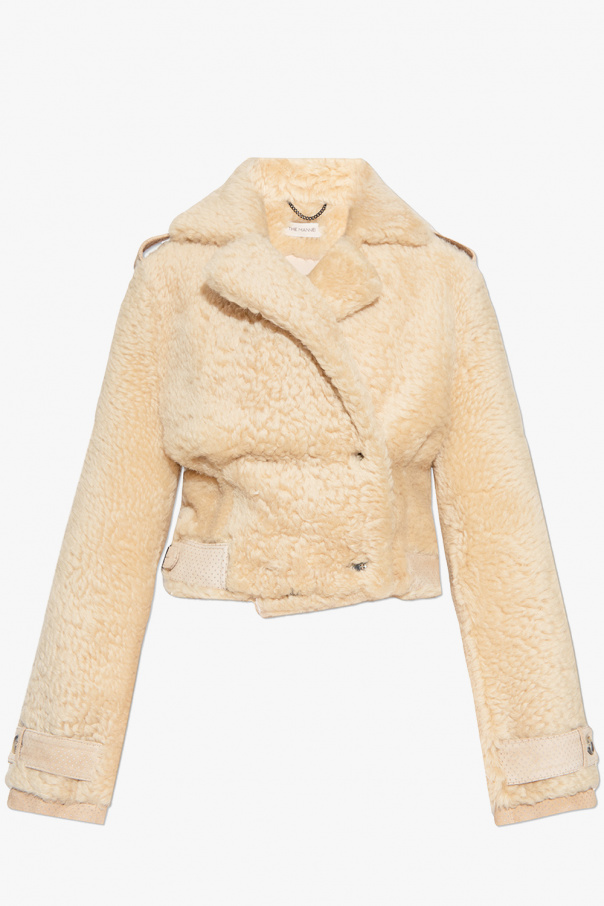 The Mannei ‘Petra’ short shearling jacket