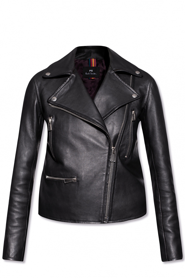 Sweatshirt com capuz 21 Leather biker jacket