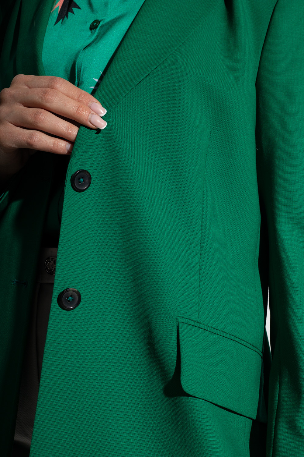 ps paul smith green polo shirt Wool blazer