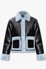 PS Paul Smith BLACK Fur-trimmed jacket