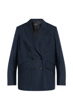 Double-breasted blazer with striped pattern od PS Paul Smith