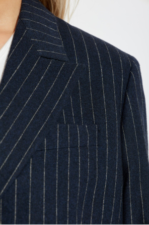 PS Paul Smith Double-breasted blazer with striped pattern