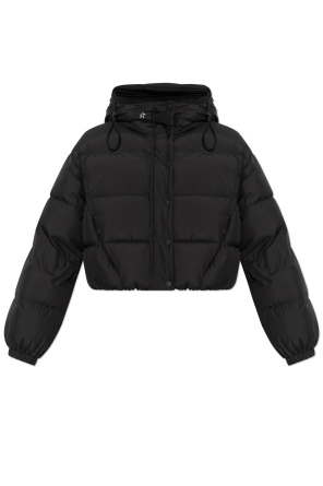 Down jacket with hood