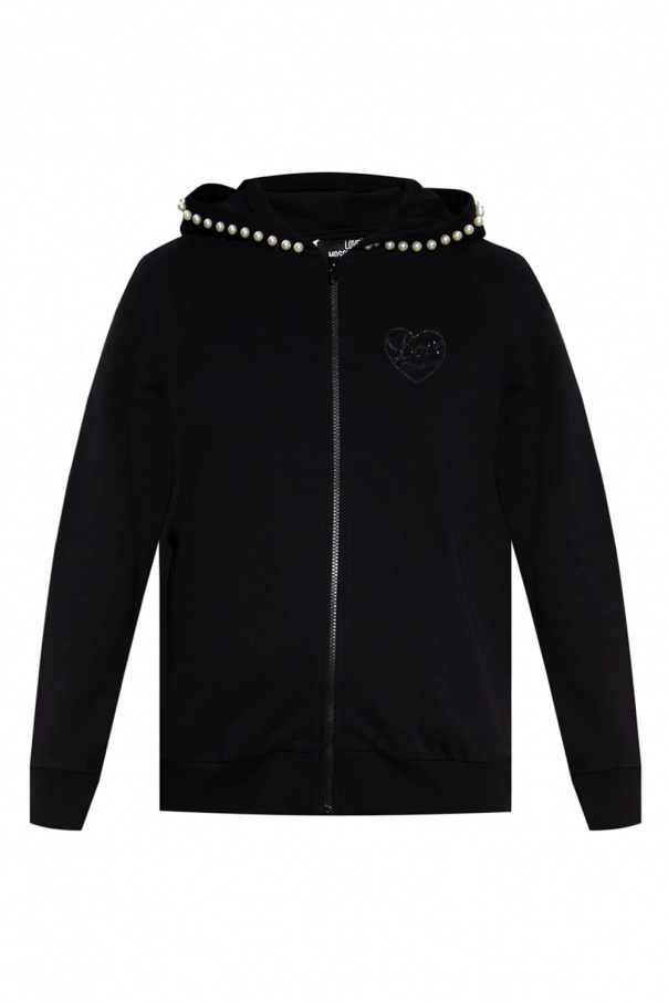 Love Moschino Sweatshirt with appliqués