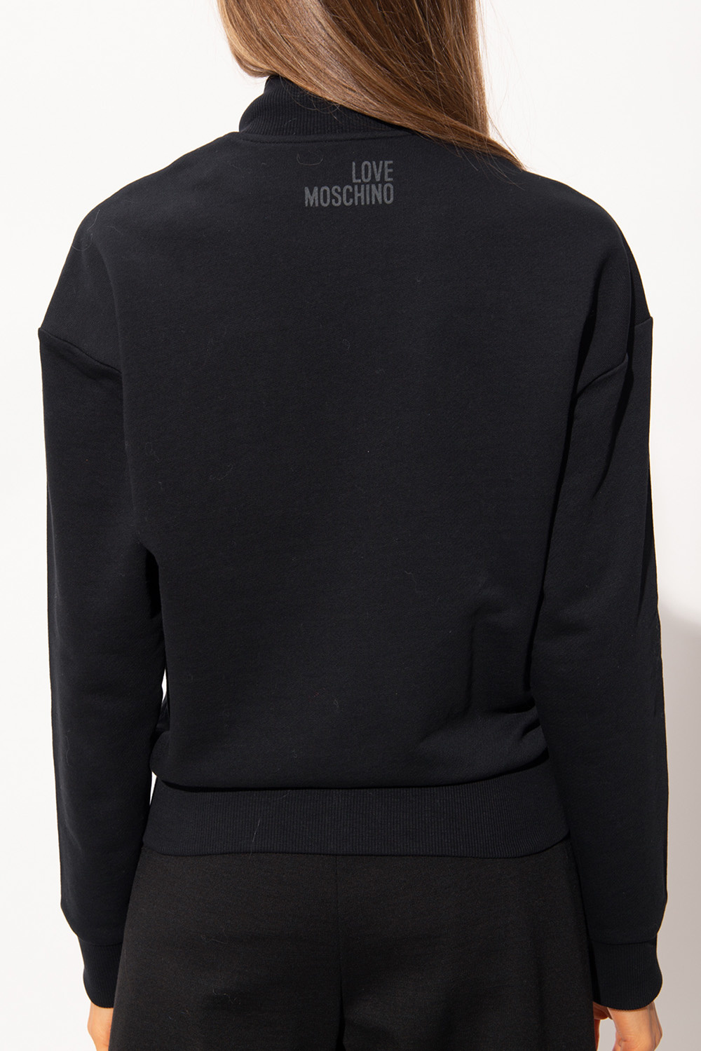 Love Moschino Sweatshirt with standing collar