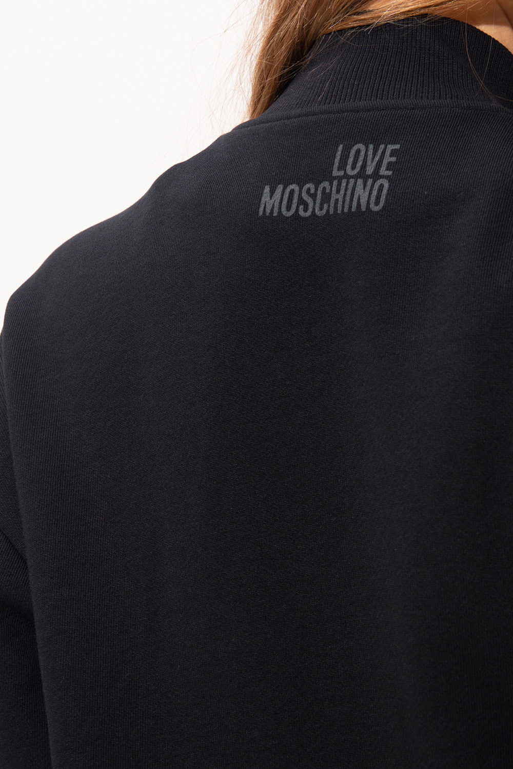 Love Moschino Sweatshirt with standing collar
