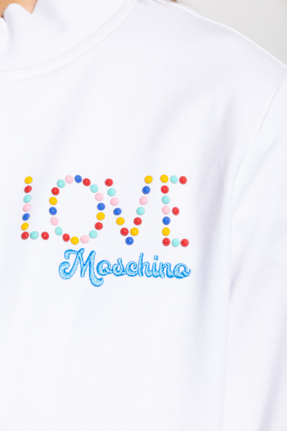Love Moschino Sweatshirt with high neck