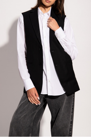 VETEMENTS Raw-trimmed vest