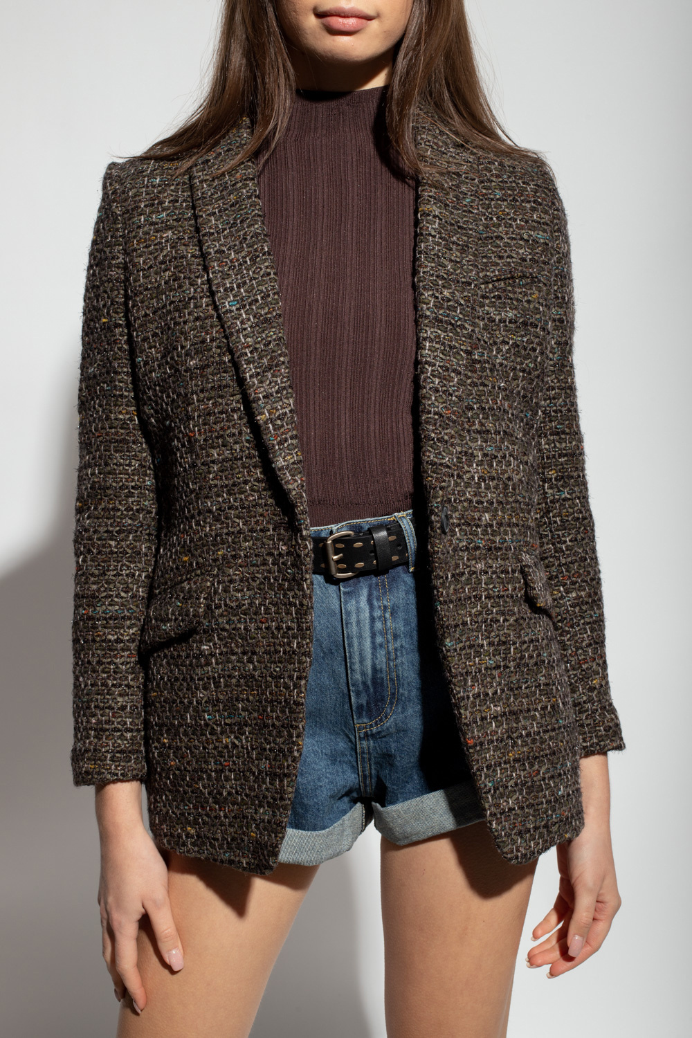 A perfect shirt for those of us who are tall  Tweed blazer