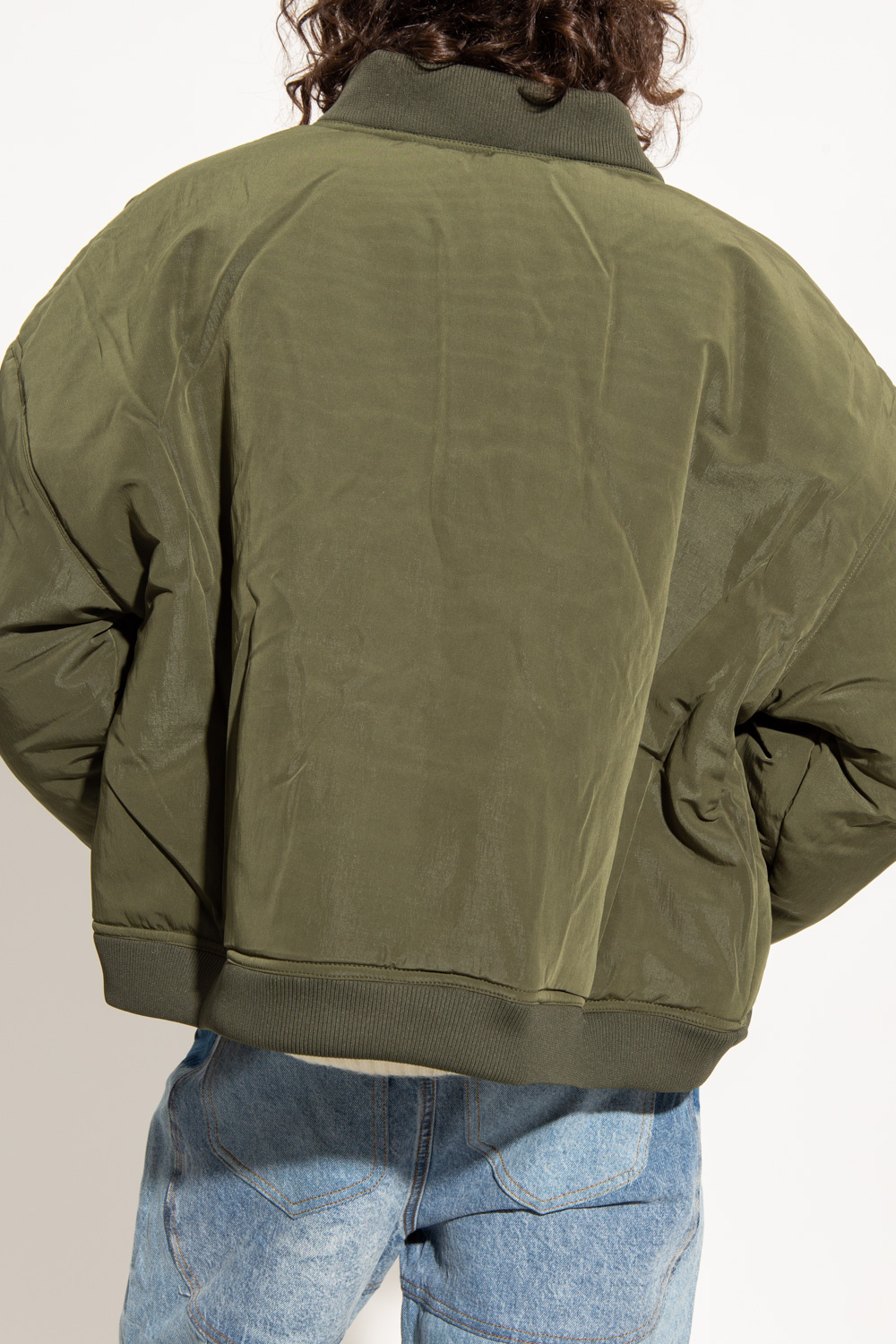 Pull&Bear T-shirt à imprimé Jurassic Park dans le dos Bomber jacket