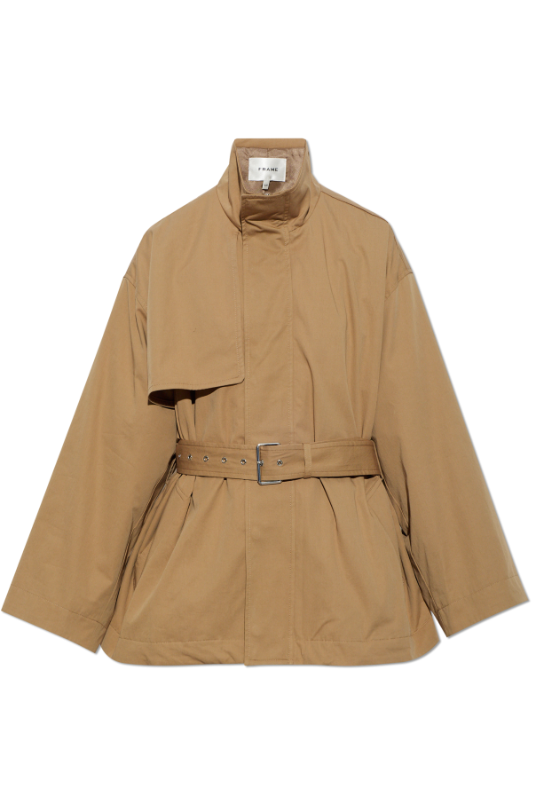 Short trench coat with belt od FRAME