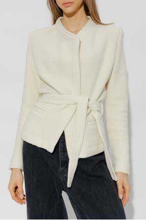 Iro Belted zip-front jacket