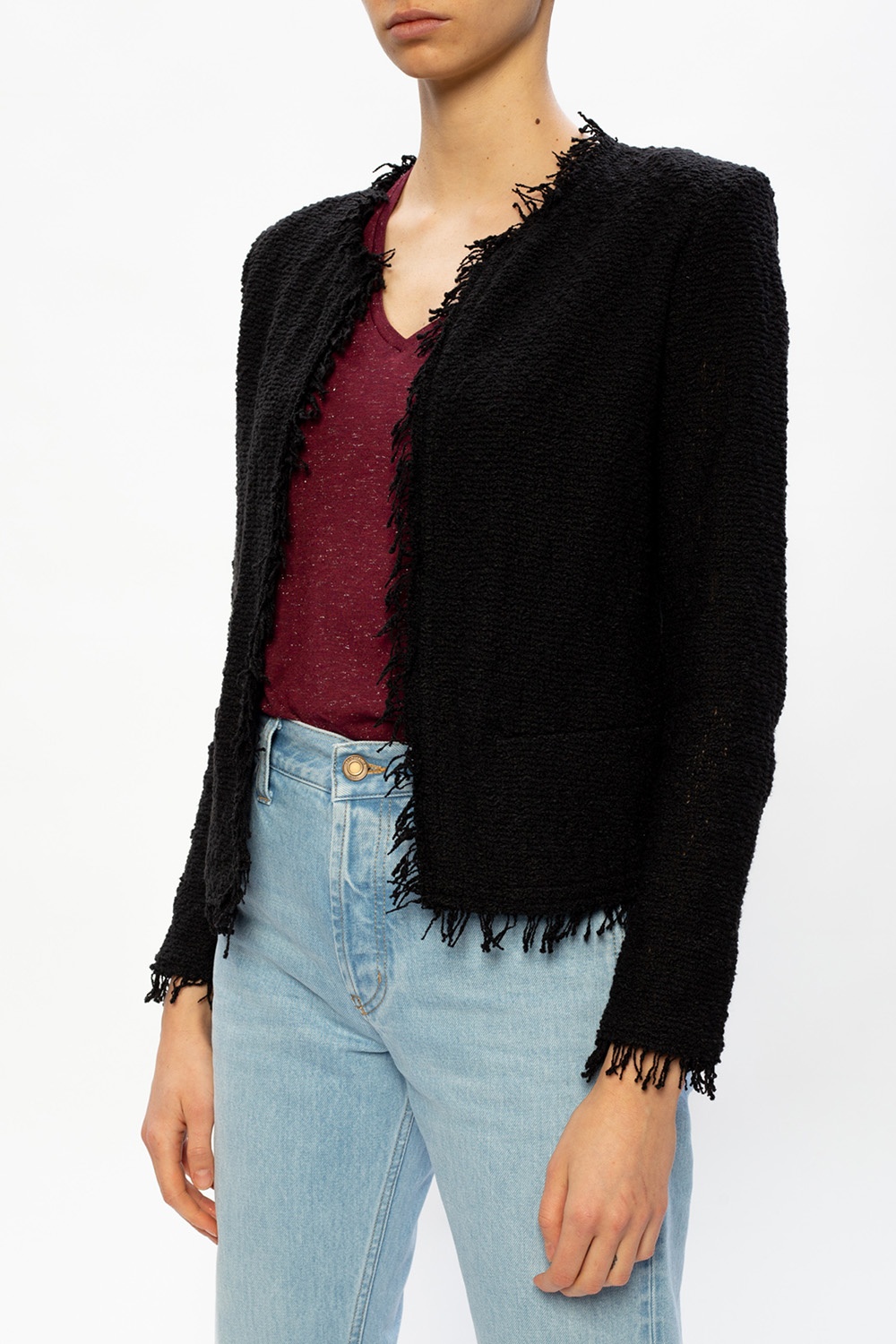 Iro Raw-cut cardigan