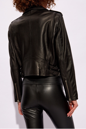 Iro ‘Ashville’ leather dress jacket