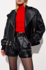 Balmain Oversize leather jacket