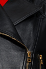 Balmain Oversize leather jacket