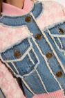 balmain CROPPED Denim jacket