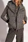 Balmain GREY Hooded down vest