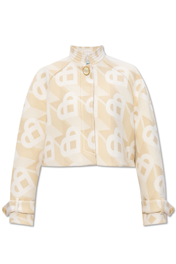 Cropped jacket with monogram od Casablanca