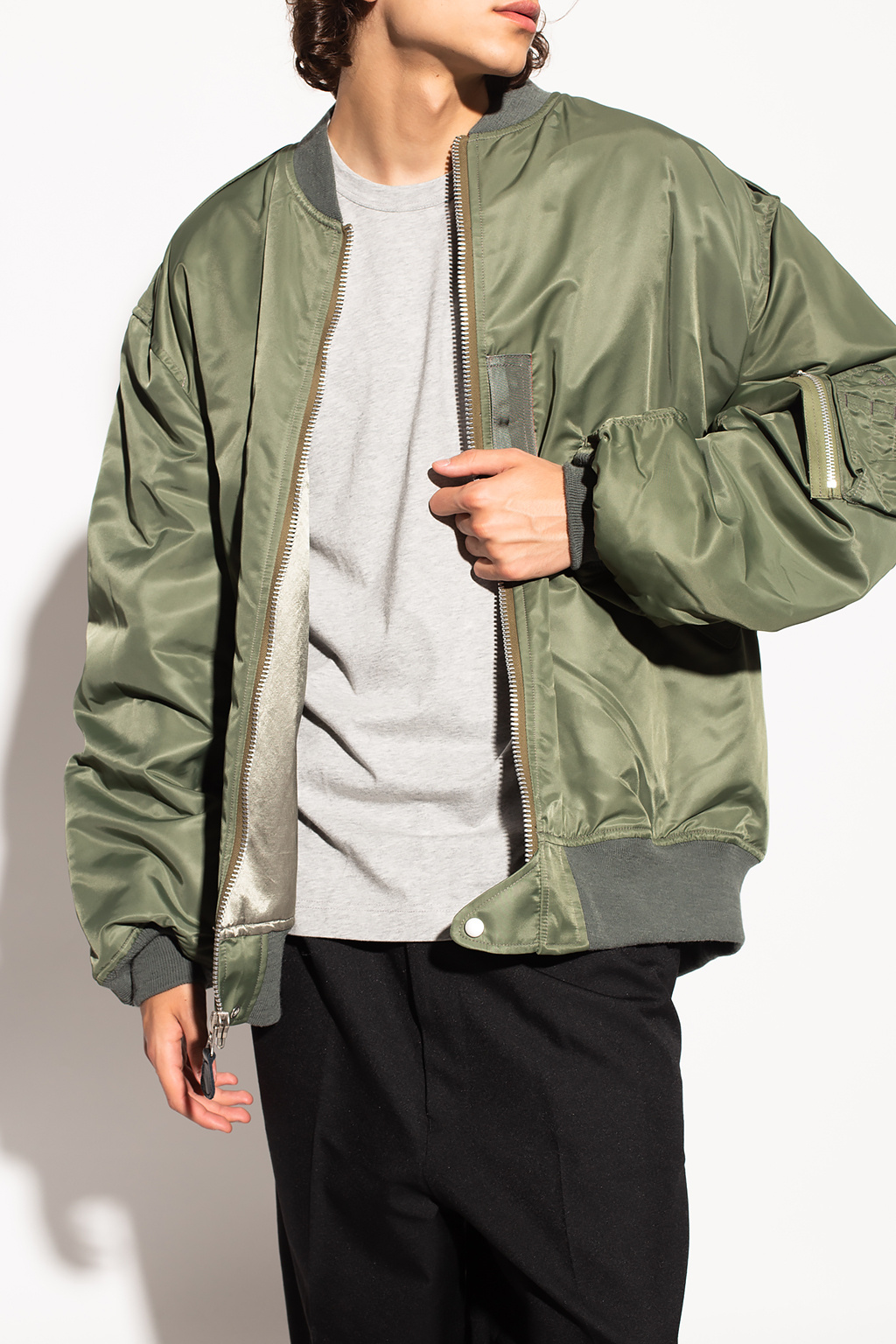 Re-Worked Clothing for Men Bomber jacket