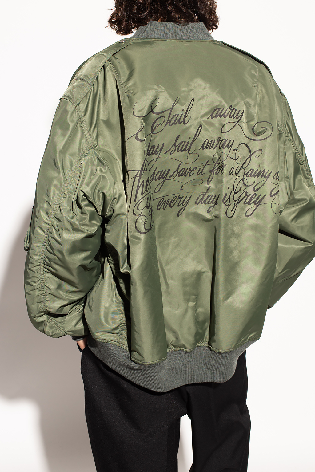 Re-Worked Clothing for Men Bomber jacket
