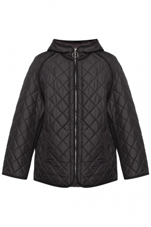 Hooded quilted jacket od has always valued