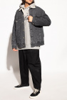 Junya Watanabe Comme des Garcons Pull&Bear grandad collar shirt in black