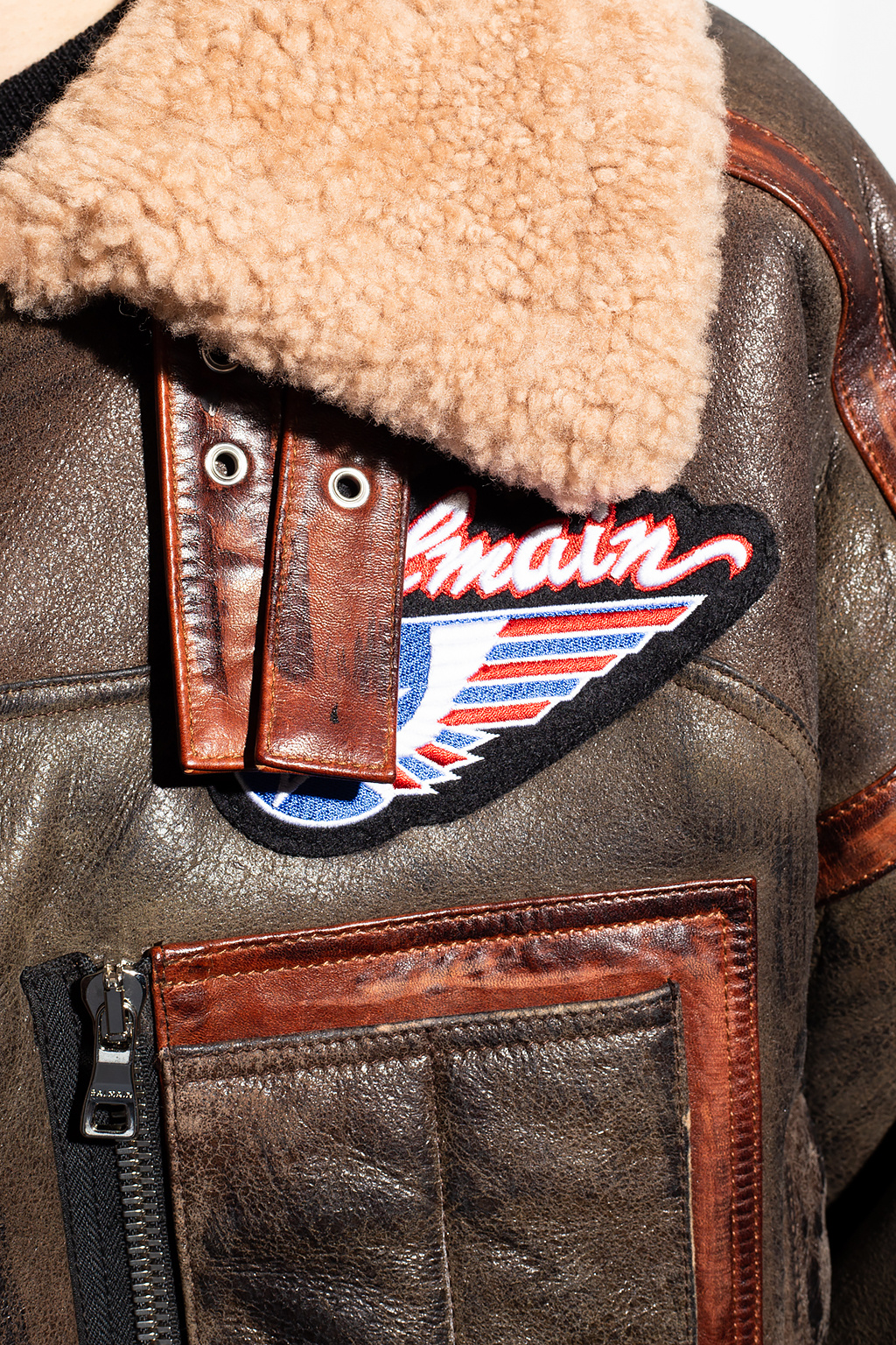 Gucci Stars Studded Blouson Leather Jacket