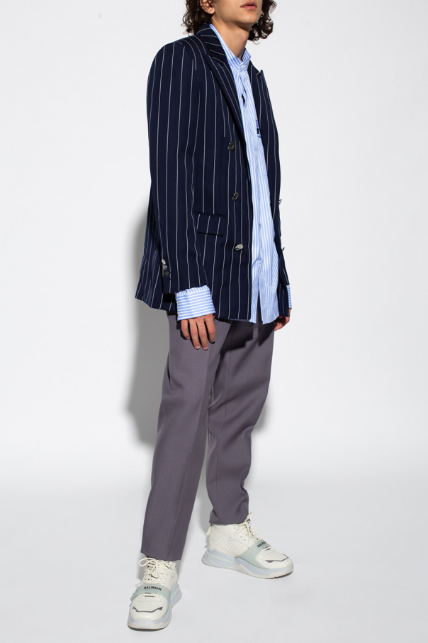 Balmain Striped blazer