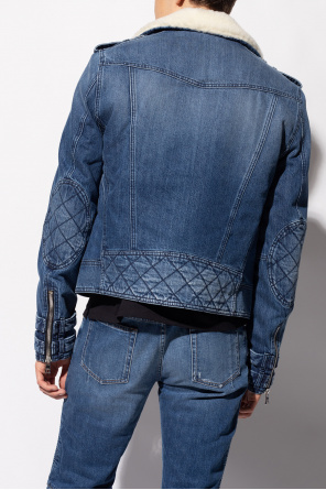 balmain fit Denim jacket