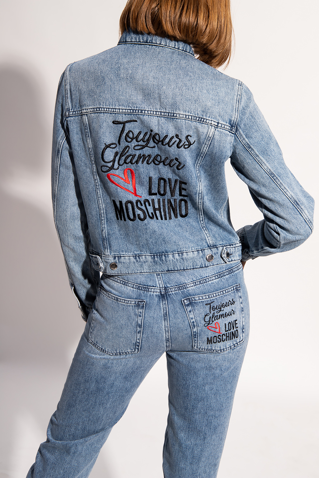Love Moschino Denim jacket with logo