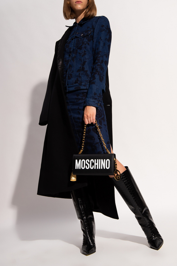 Love Moschino Denim jacket Motion with logo