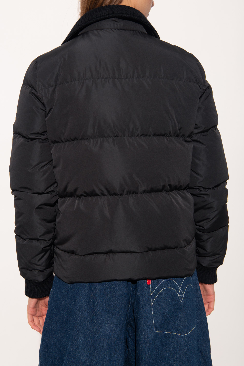 Love Moschino Down jacket with standing collar