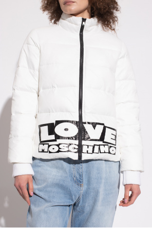 Love Moschino Puchowa kurtka z logo