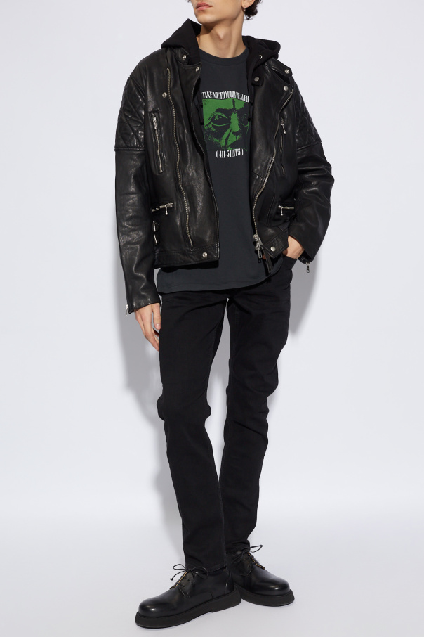AllSaints ‘Whitson’ leather jacket