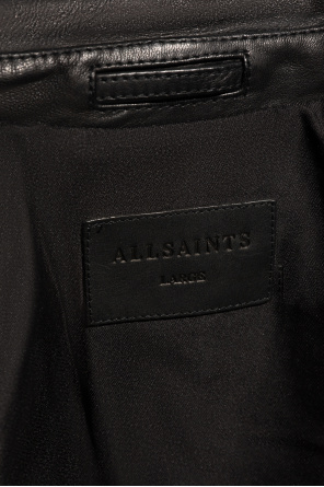 AllSaints 'Wick' biker Plaid jacket