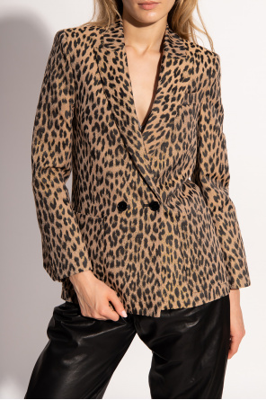 Zadig & Voltaire Leopard-print blazer