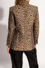 Levi's x Deepika logo sleeve hoodie in black Leopard-print blazer