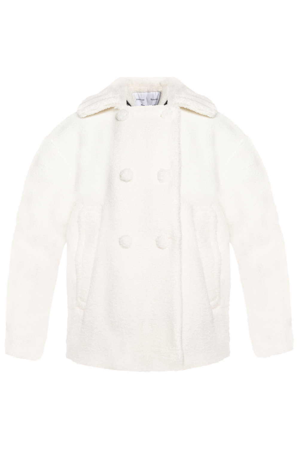 PROENZA SCHOULER BUTY ZA KOSTKĘ TYPU CHELSEA Fur coat