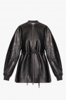 Proenza Schouler WOMEN FINE KNIT CARDIGAN Leather jacket